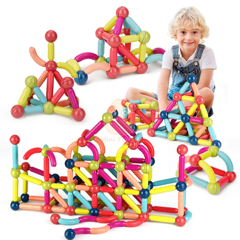 Jeu de construction magnétique pour enfants