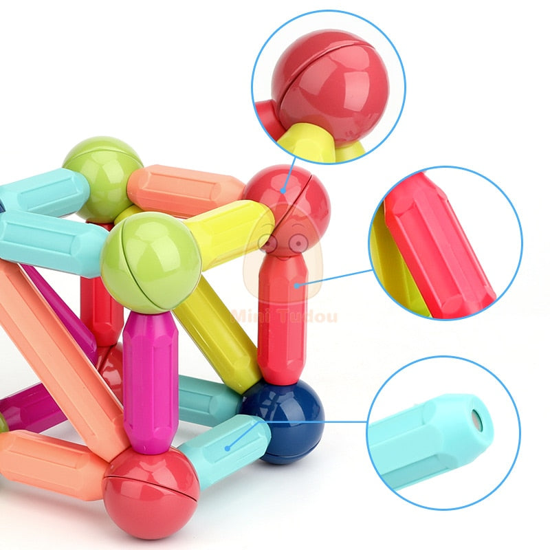 Jeu de construction magnétique pour enfants