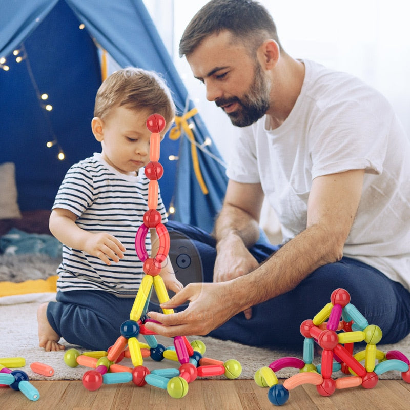 Jeu de construction magnétique pour enfants