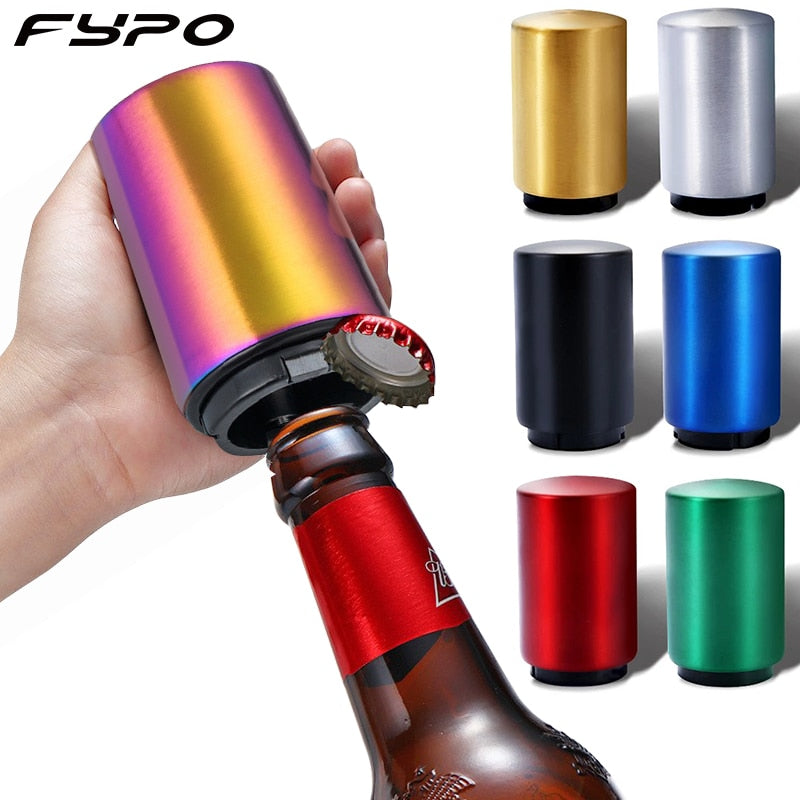 Ouvre-bouteille automatique magnétique en acier inoxydable Gadgets de cuisine fournitures de Bar