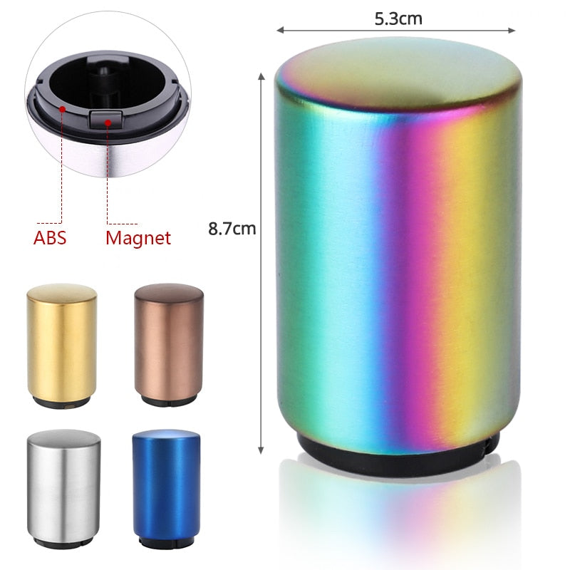 Ouvre-bouteille automatique magnétique en acier inoxydable Gadgets de cuisine fournitures de Bar