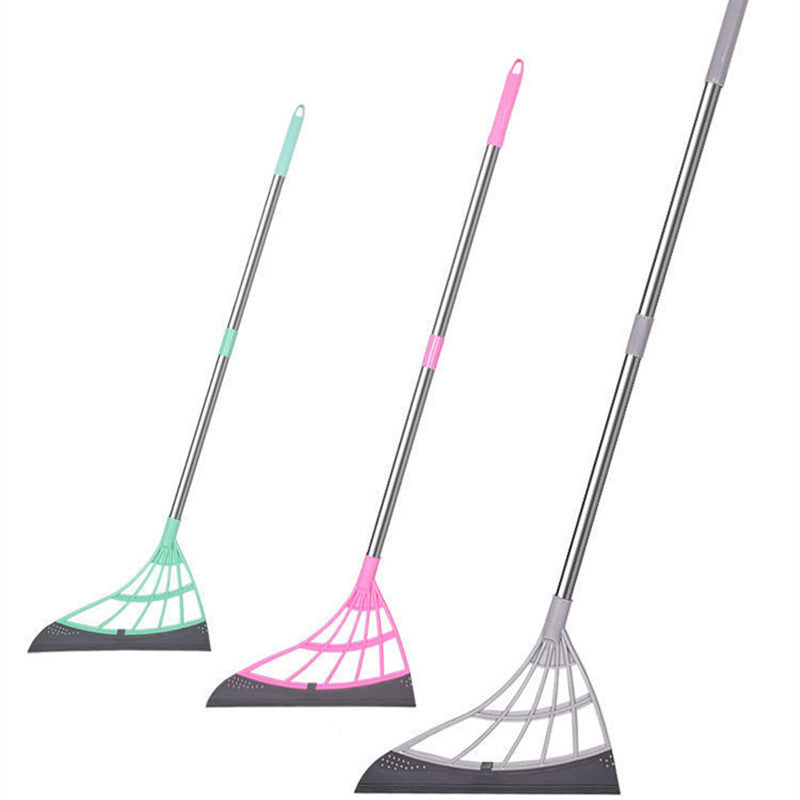 Magic Broom Wiper Mop Foldable Multifunctional Creative Bathroom Glass Floor Silicone Broom
