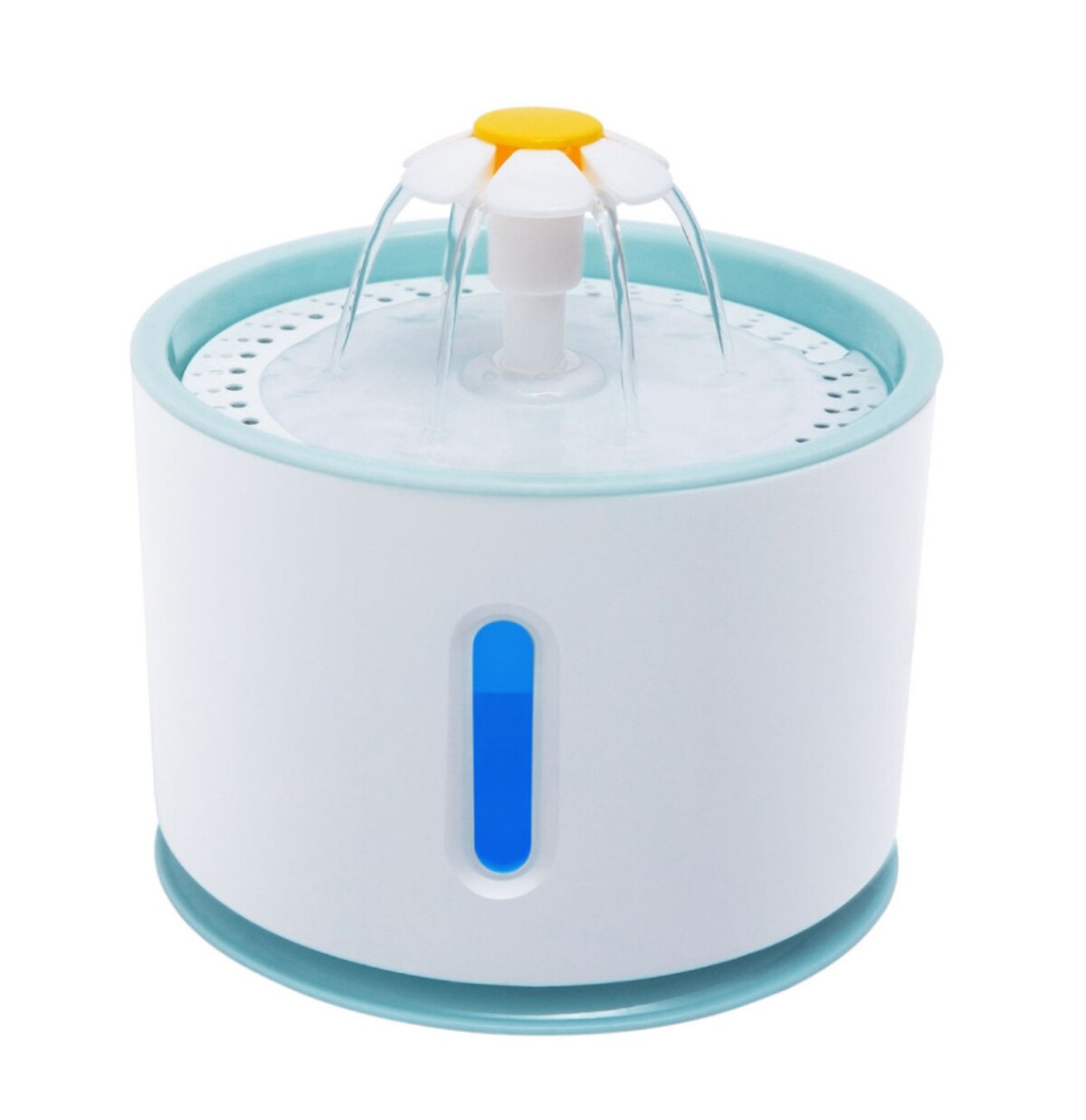 Fontaine A Eau Chat Chien Distributeur Electrique Automatique Filtre LED 2,4L