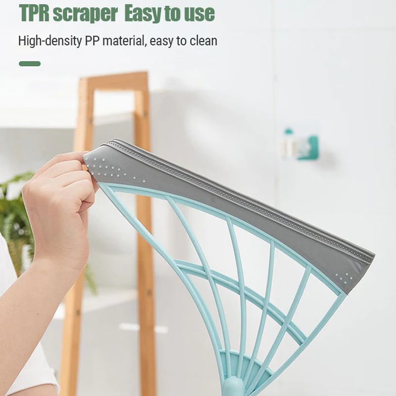 Magic Broom Wiper Mop Foldable Multifunctional Creative Bathroom Glass Floor Silicone Broom