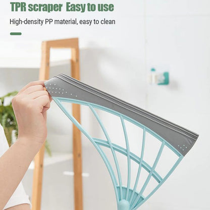 Magic Broom Wiper Mop Foldable Multifunctional Creative Bathroom Glass Floor Silicone Broom