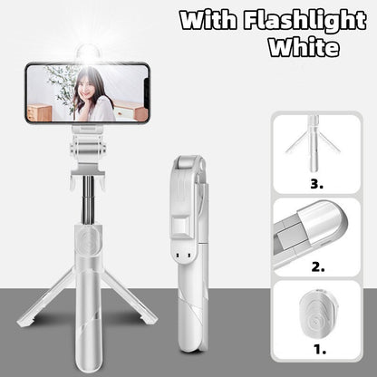 Bluetooth Wireless Selfie Stick, Foldable Mini Phone Tripod