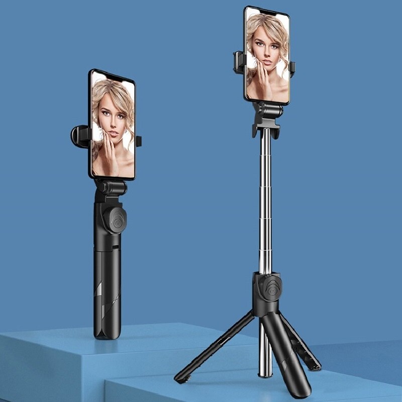 Bluetooth Wireless Selfie Stick, Foldable Mini Phone Tripod